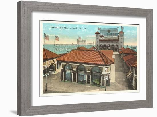 Garden Pier, Atlantic City, New Jersey-null-Framed Art Print