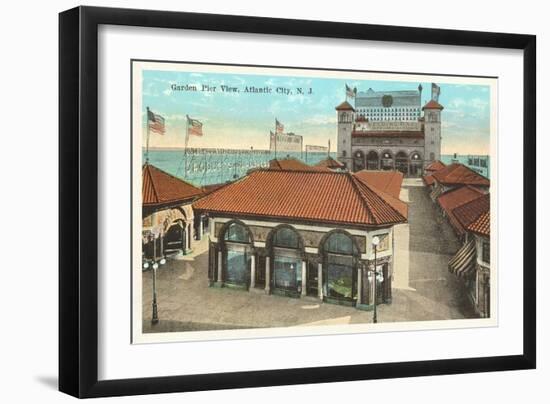 Garden Pier, Atlantic City, New Jersey-null-Framed Art Print