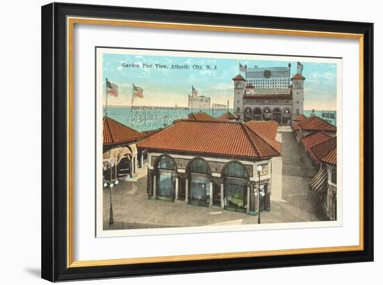 Garden Pier, Atlantic City, New Jersey-null-Framed Art Print