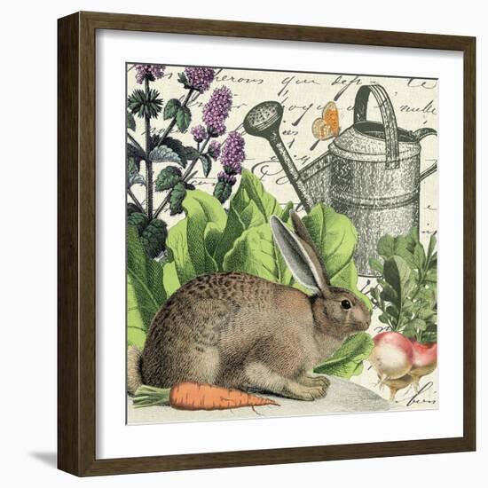 Garden Rabbit I-Wild Apple Portfolio-Framed Art Print