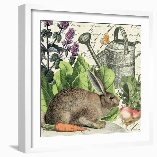 Garden Rabbit I-Wild Apple Portfolio-Framed Art Print
