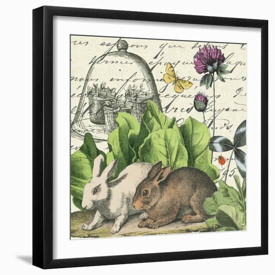Garden Rabbit II-Wild Apple Portfolio-Framed Art Print