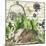 Garden Rabbit II-Wild Apple Portfolio-Mounted Art Print
