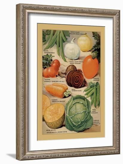 Garden Richness-null-Framed Art Print