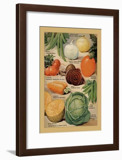 Garden Richness-null-Framed Art Print