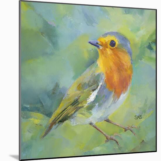 Garden Robin-Sarah Simpson-Mounted Giclee Print