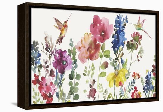 Garden Rumble-Asia Jensen-Framed Stretched Canvas