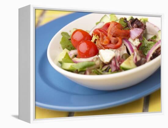 Garden Salad in a Bowl-null-Framed Premier Image Canvas