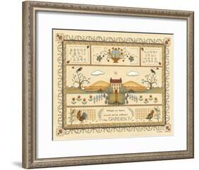 Garden Sampler I-Wendy Russell-Framed Giclee Print