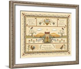 Garden Sampler I-Wendy Russell-Framed Giclee Print