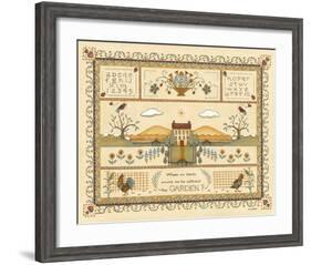 Garden Sampler I-Wendy Russell-Framed Giclee Print