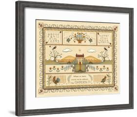 Garden Sampler I-Wendy Russell-Framed Giclee Print