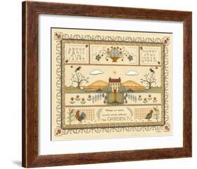 Garden Sampler I-Wendy Russell-Framed Giclee Print