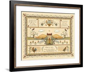 Garden Sampler I-Wendy Russell-Framed Giclee Print