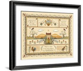 Garden Sampler I-Wendy Russell-Framed Giclee Print