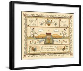 Garden Sampler I-Wendy Russell-Framed Giclee Print