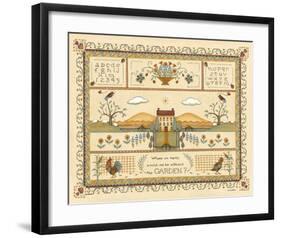 Garden Sampler I-Wendy Russell-Framed Giclee Print