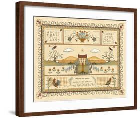 Garden Sampler I-Wendy Russell-Framed Giclee Print