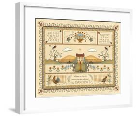 Garden Sampler I-Wendy Russell-Framed Giclee Print