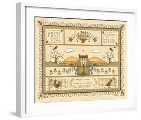 Garden Sampler I-Wendy Russell-Framed Giclee Print