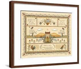 Garden Sampler I-Wendy Russell-Framed Giclee Print