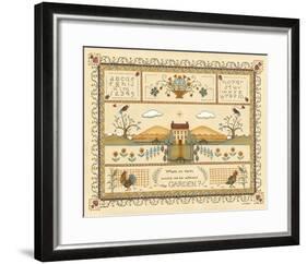 Garden Sampler I-Wendy Russell-Framed Giclee Print