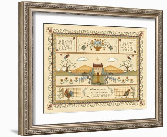 Garden Sampler I-Wendy Russell-Framed Art Print