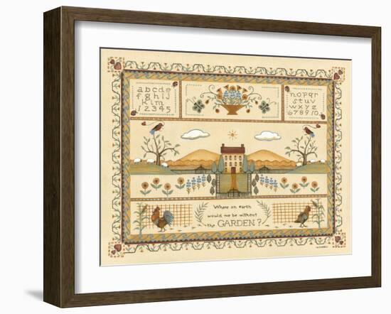 Garden Sampler I-Wendy Russell-Framed Art Print