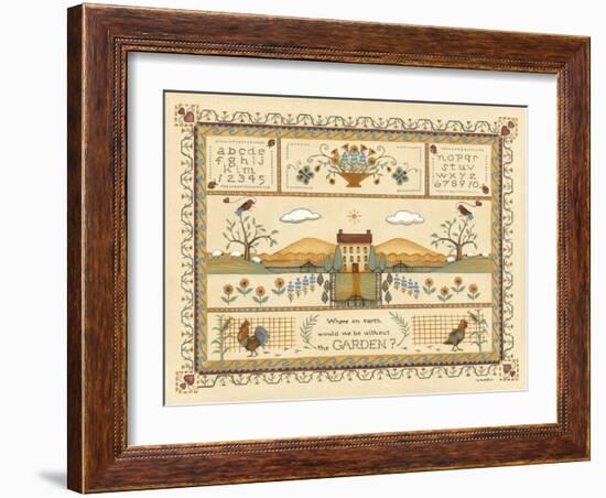 Garden Sampler I-Wendy Russell-Framed Art Print