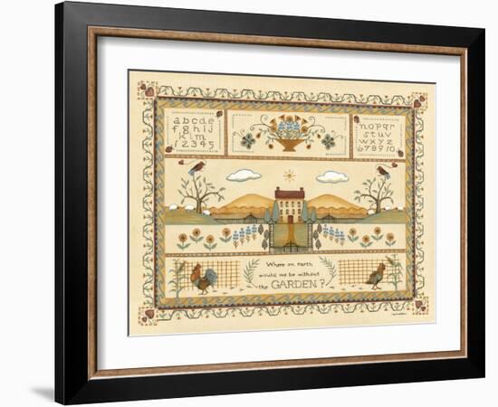 Garden Sampler I-Wendy Russell-Framed Art Print