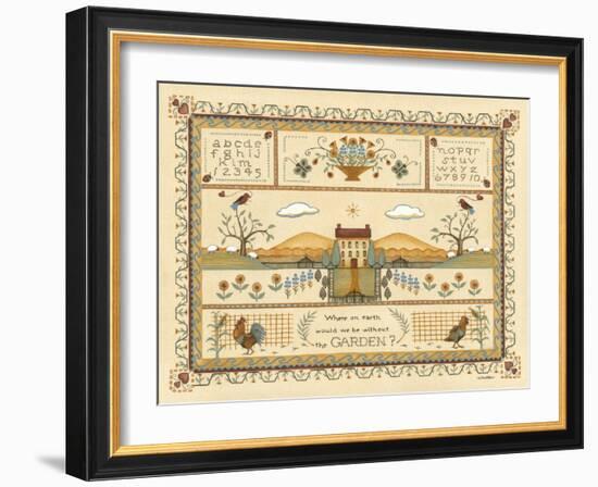 Garden Sampler I-Wendy Russell-Framed Art Print