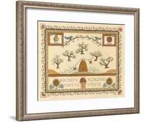 Garden Sampler II-Wendy Russell-Framed Giclee Print