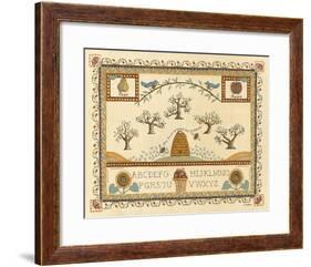 Garden Sampler II-Wendy Russell-Framed Giclee Print