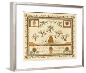 Garden Sampler II-Wendy Russell-Framed Giclee Print