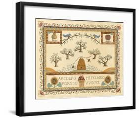 Garden Sampler II-Wendy Russell-Framed Giclee Print