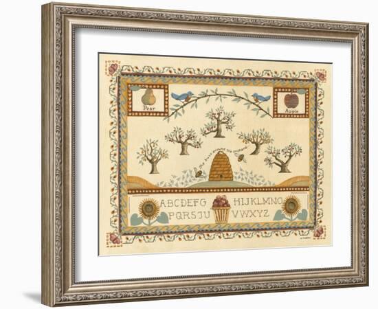 Garden Sampler II-Wendy Russell-Framed Art Print