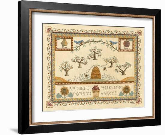 Garden Sampler II-Wendy Russell-Framed Art Print