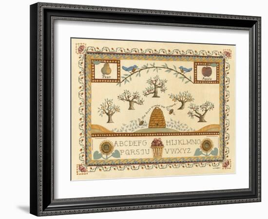 Garden Sampler II-Wendy Russell-Framed Art Print