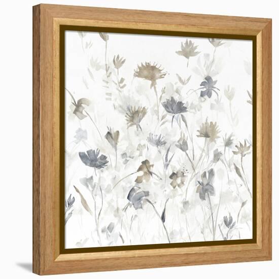 Garden Shadows III on White-Avery Tillmon-Framed Stretched Canvas