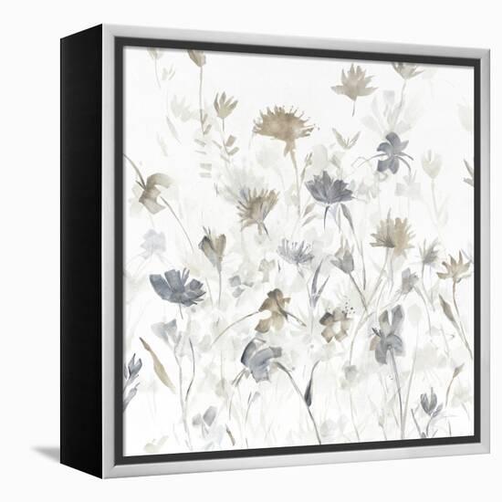 Garden Shadows III on White-Avery Tillmon-Framed Stretched Canvas
