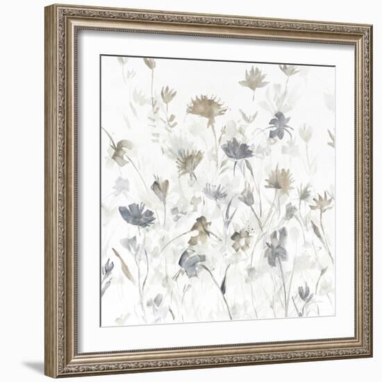 Garden Shadows III on White-Avery Tillmon-Framed Art Print