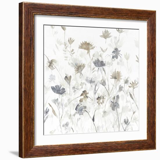 Garden Shadows III on White-Avery Tillmon-Framed Art Print