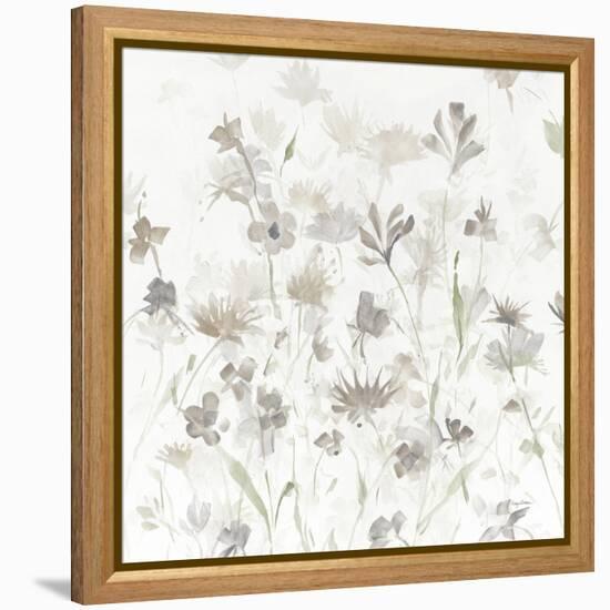Garden Shadows IV on White v2-Avery Tillmon-Framed Stretched Canvas