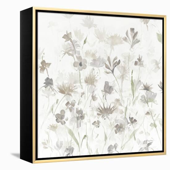 Garden Shadows IV on White v2-Avery Tillmon-Framed Stretched Canvas