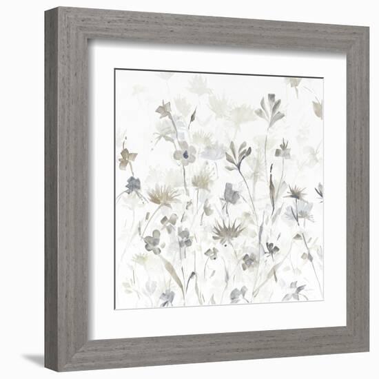 Garden Shadows IV on White-Avery Tillmon-Framed Art Print