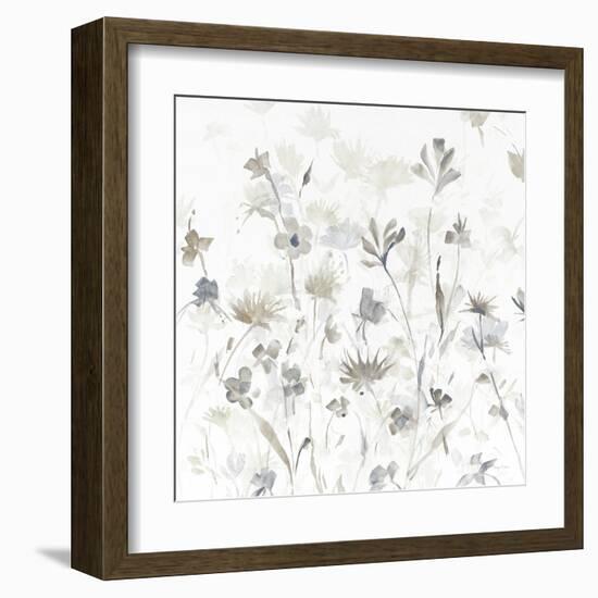 Garden Shadows IV on White-Avery Tillmon-Framed Art Print