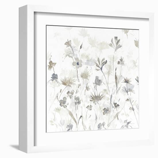 Garden Shadows IV on White-Avery Tillmon-Framed Art Print