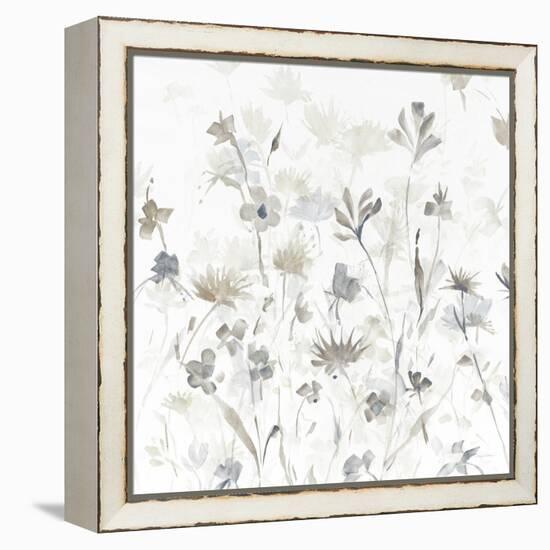 Garden Shadows IV on White-Avery Tillmon-Framed Stretched Canvas