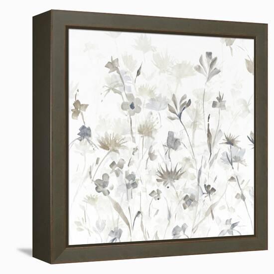 Garden Shadows IV on White-Avery Tillmon-Framed Stretched Canvas