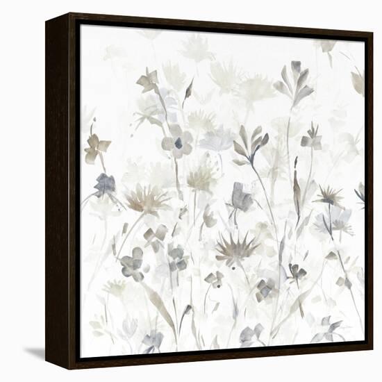 Garden Shadows IV on White-Avery Tillmon-Framed Stretched Canvas